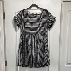 Striped Gray Dress